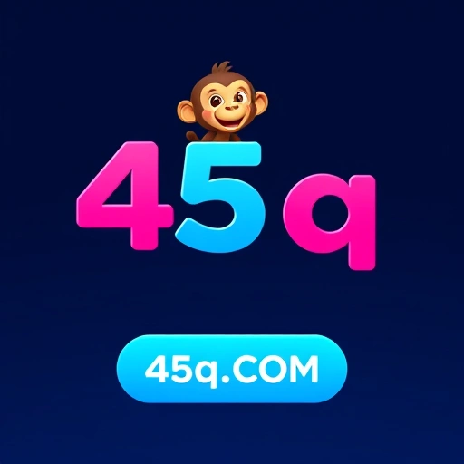 Imagem promocional da 45q mostrando a plataforma de cassino online, interface de jogos e vantagens exclusivas